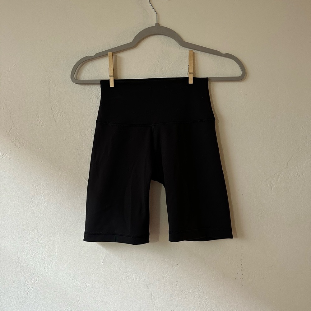 Black Women's High-Waisted Shorts